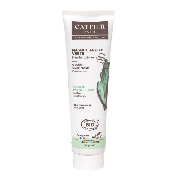 Cattier - Masque Argile verte - 100mL
