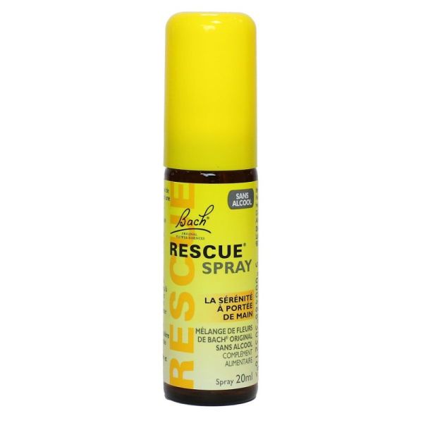 Fleurs de Bach - Rescue Spray Sans Alcool - 20Ml
