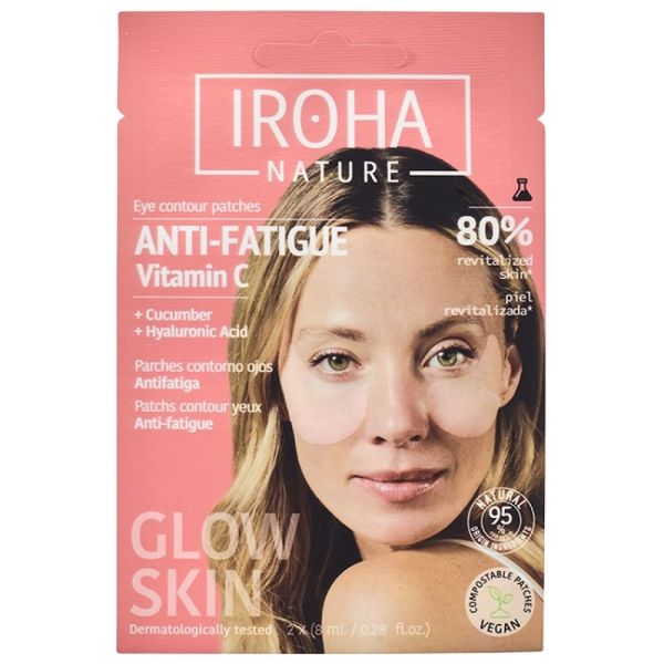 Iroha Nature - Anti-Fatigue Vit C Patchs contour yeux - 2 patchs