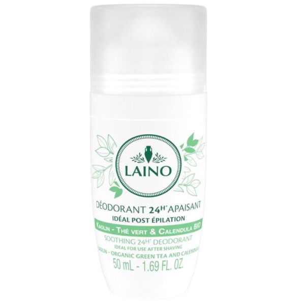 Laino - Déodorant 24h apaisant Thé Vert et Calendula Bio - 50ml