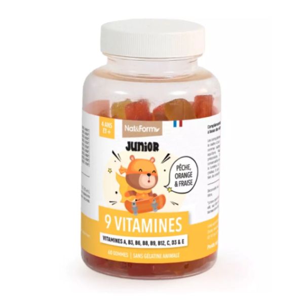 Nat & Form Junior - 9 Vitamines
