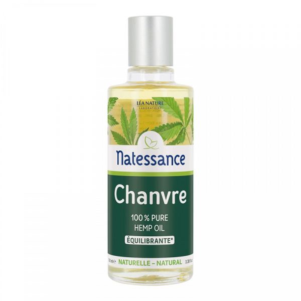 Natessance - Huile végétale de chanvre 100 % pure - 100 ml