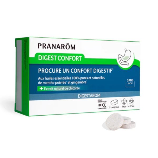 Pranarom - Digest confort - 21 comprimés