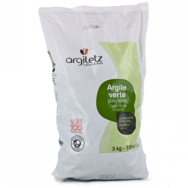 Argiletz Argile Verte Concassée 3kg 