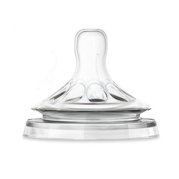 Avent - Tétine Natural débit lent 1 mois et + 2 trous - 2 tétines
