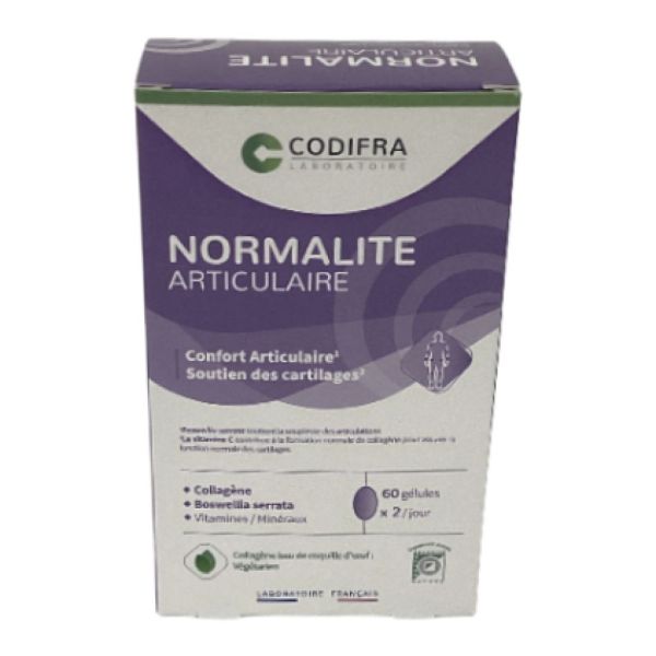 Codifra - Normalite articulaire - 60 gélules