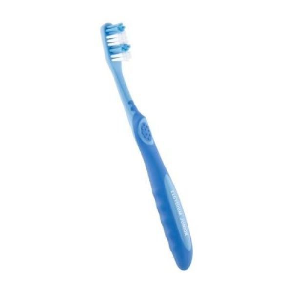 Elgydium - Brosse à dents junior 7/12 ans - Brosse souple