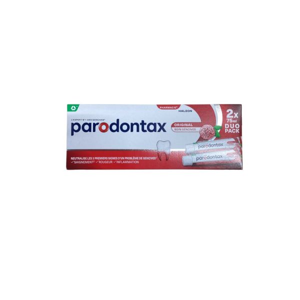 GSK - Parodontax dentifrice fluor - Lot de 2 x 75ml