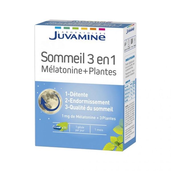Juvamine - Sommeil 3 en 1 - 30 Gélules
