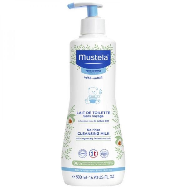 Mustela - Lait de toilette spécial peau normale