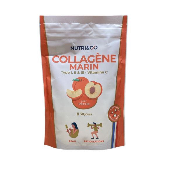 Nutri&Co - Collagène marins gout peche - 180g