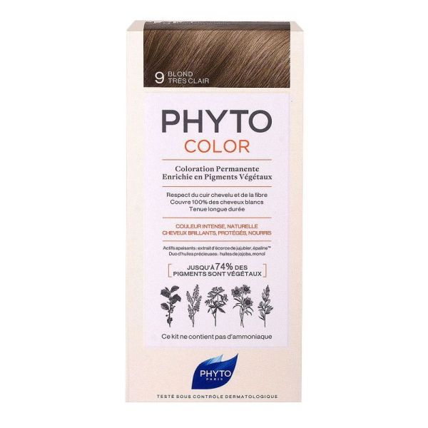 Phytocolor - Coloration permanente 9 Blond très clair