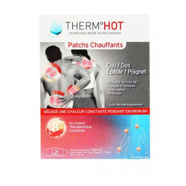 Therm°Hot - Cou, dos, épaule, poignet - 2 patchs chauffants