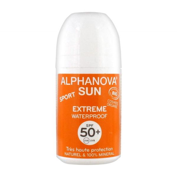 Alphanova Sun - Roll on sport extrême SPF 50+ - 50 g