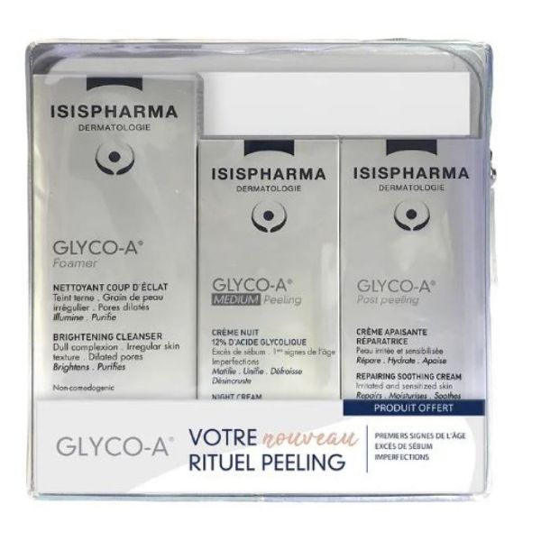 Isispharma - Trousse Découverte Glyco-A - 100ml/30ml/40ml