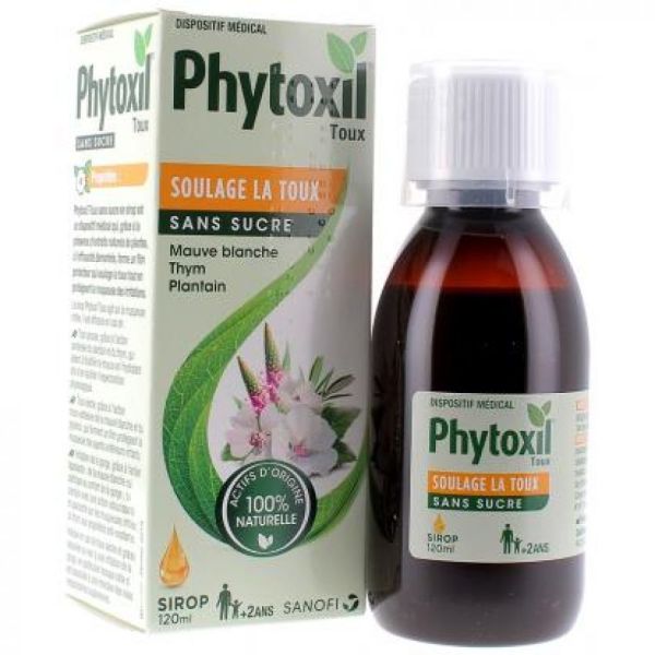 Phytoxil - sirop toux sans sucre - 120ml