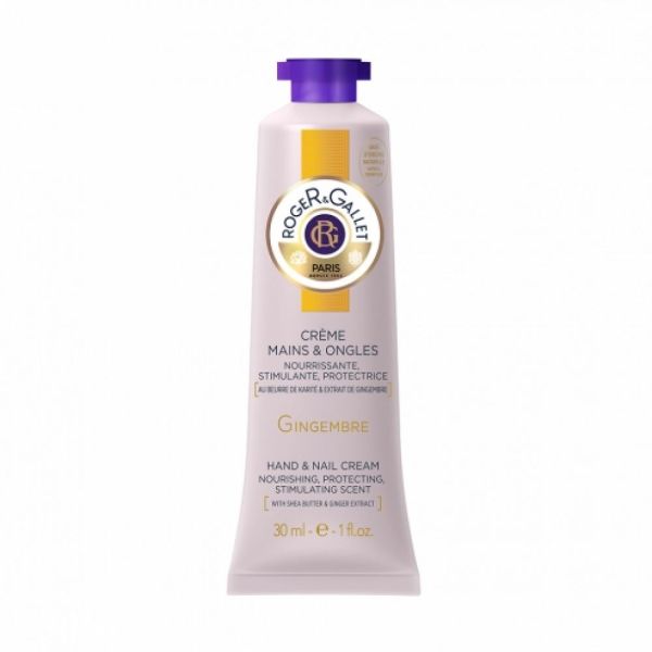 Roger & Gallet - Crème mains & ongles gingembre - 30 ml