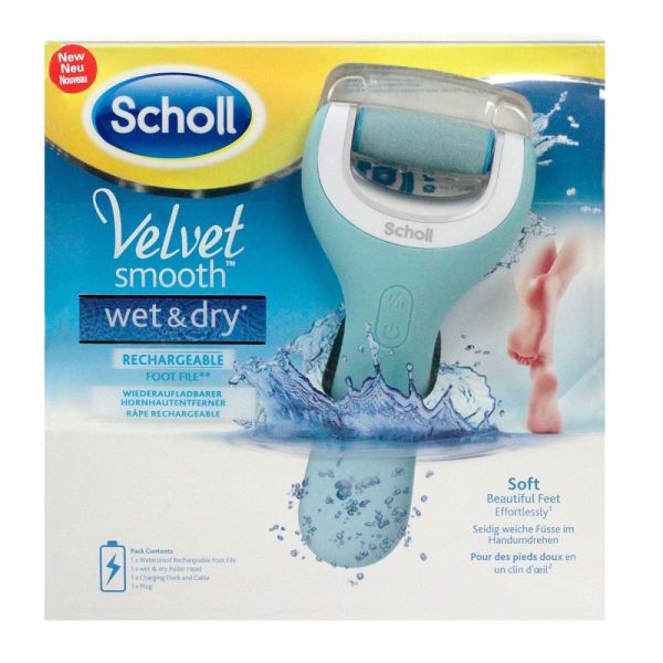 Scholl - Râpe électrique Velvet smooth wet & dry