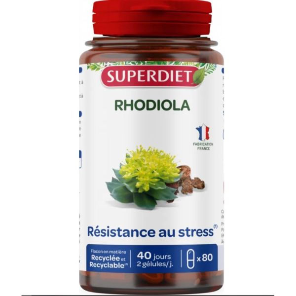 Superdiet - Rhodiola - 80 gélules