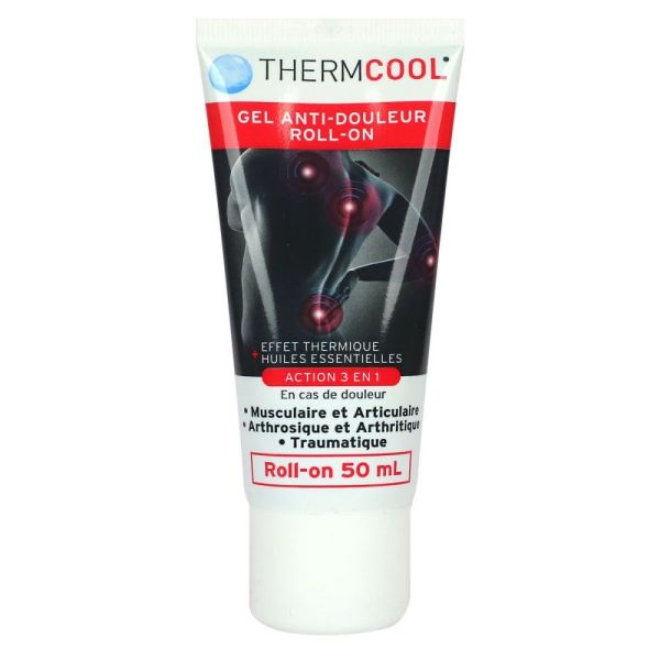 Thermcool - Anti Douleur Gel Tube Roll-on 50ml action 3 en 1