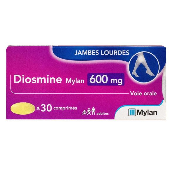 Viatris Conseil - Diosmine 600mg - 30 Comprimés