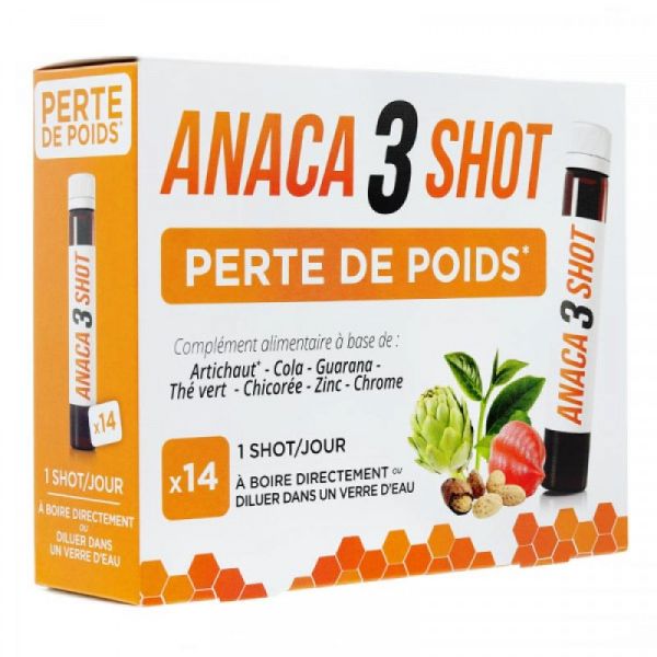 Anaca 3 - Shot brûleur de graisses - 14 unidoses