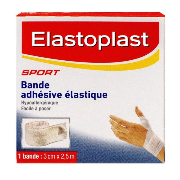 Elastoplast - Bande adhésive élastique 3cmx2,5m - 1 bande