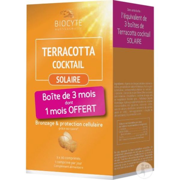 Biocyte - Terracotta Cocktail Solaire - 3 x 30 comprimés