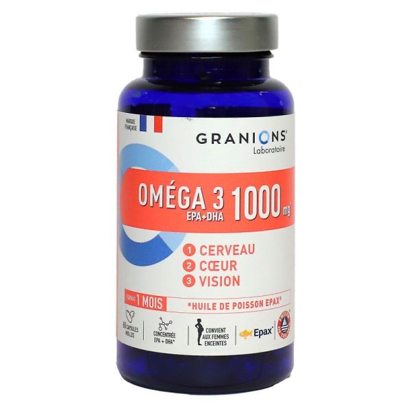 Granions - Oméga 3 1000Mg - 60 capsules molles