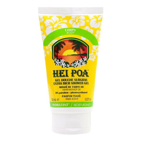 Hei Poa - Gel douche surgras Monoï - 150 ml
