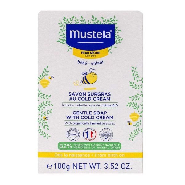 Mustela - Savon surgras au cold cream - 100 g