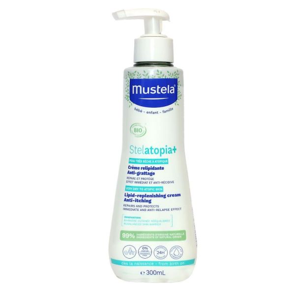 Mustela - Stelatopia Crème Relipidante Bio - 300Ml