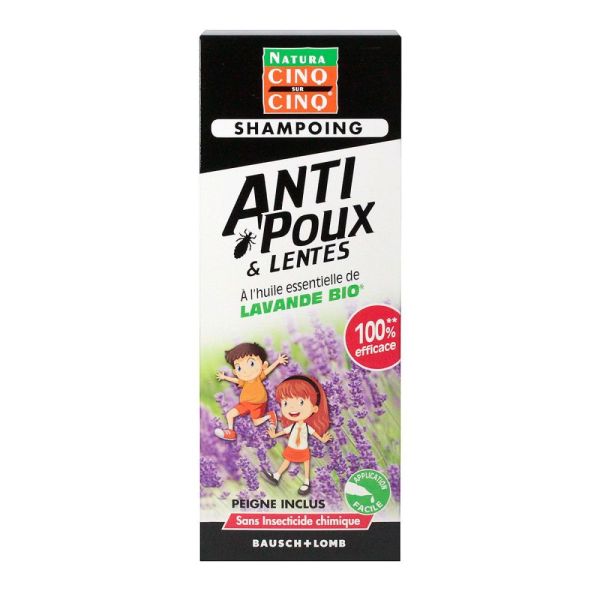 Natura cinq sur cinq - shampoing Anti poux & lentes - 100ml