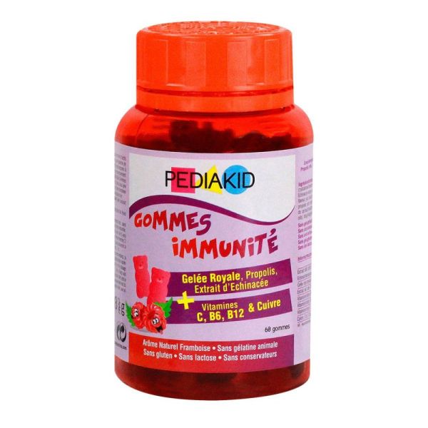 Pediakid - Gommes immunité - 60 oursons