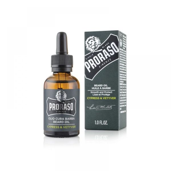 Proraso - Huile à barbe cyprès et vétiver - 30 ml