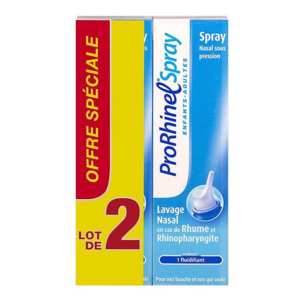 ProRhinel - Spray nez bouché - 2x100 mL