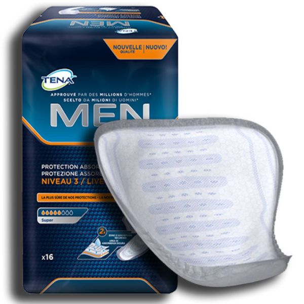 TENA Men - Protections pour hommes niveau 3 - 16 protections