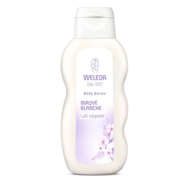 Weleda - Bébé Derma lait corporel mauve blanche - 200 ml