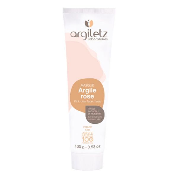 Argiletz - Masque argile rose peaux sensibles et réactives - 100 g
