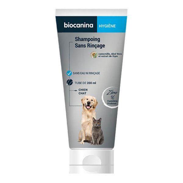 Biocanina - Shampoing sans rinçage - 200ml