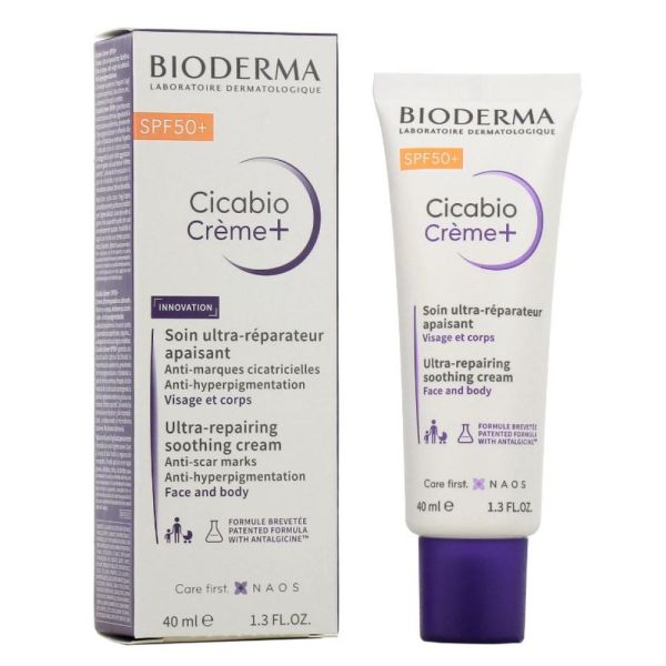 Bioderma - Cicabio Crème+ SPF50+ - 40mL
