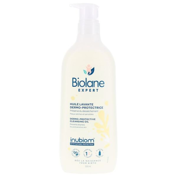 Biolane Expert - Huile Lavante Dermo-Protectrice - 500 ml