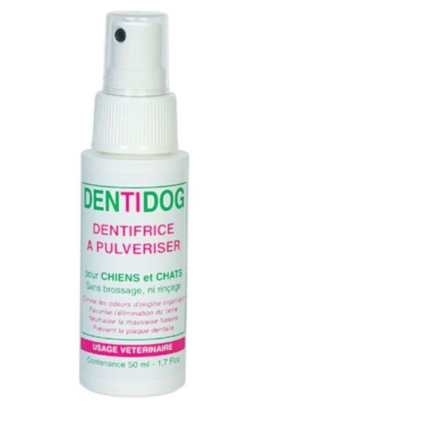 Dentidog - Dentifrice a pulvériser pour chien et chat