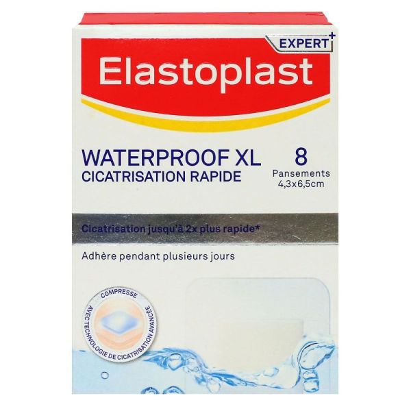Elastoplast - Waterproof XL - 8 pansements