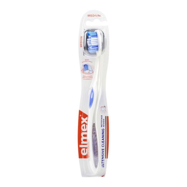Elmex - Brosse à Dents Avec Gratte Langue - Médium