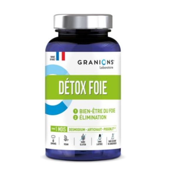 Granions - Détox foie 1000mg - 60 comprimés