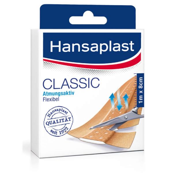 Hansaplast - Classic - Pansement 1m x 6cm