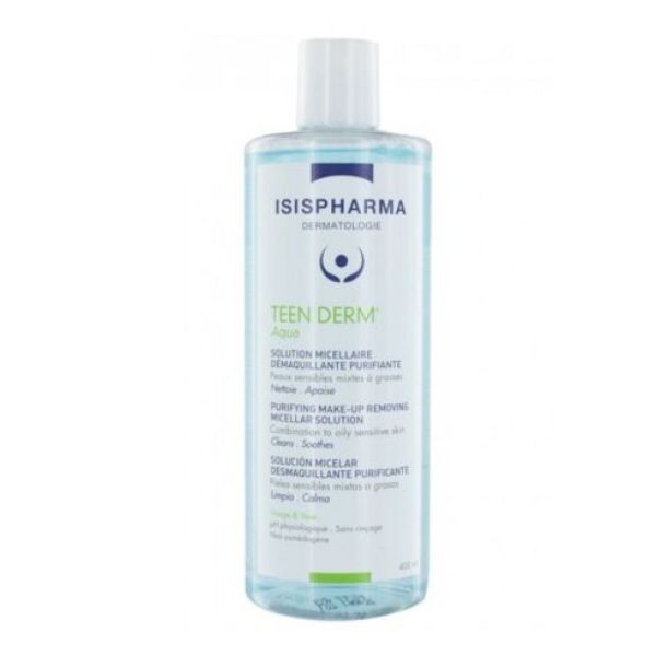 Isispharma - TEEN DERM Solution micellaire démaquillante purifiante - 400ml