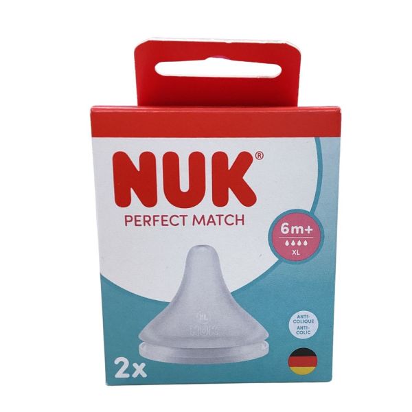 Nuk - Perfect Match 6m+ XL - 2 tétines