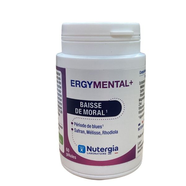 Nutergia - Ergymental+ Baisse de moral - 60 gélules